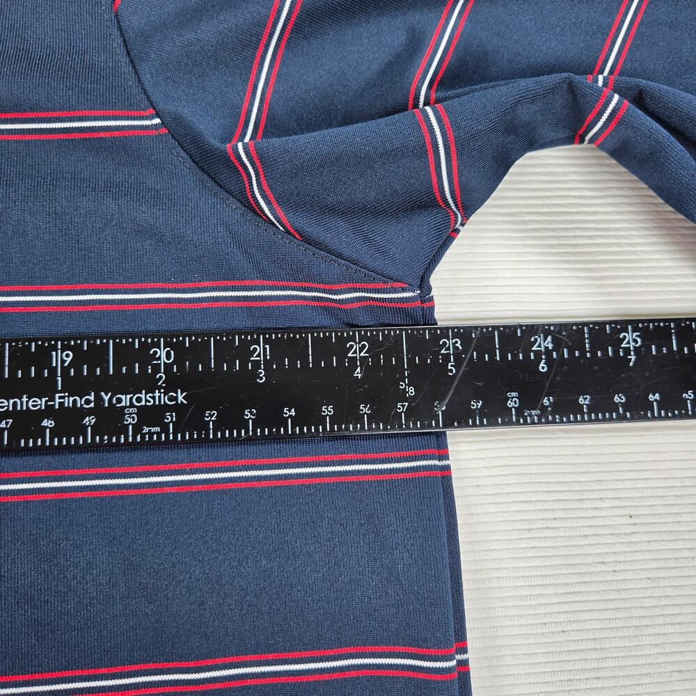 NWT Antigua NHL Columbus Blue Jackets Short Sleeve Striped Polo Men's Size Large - Picture 6 of 8